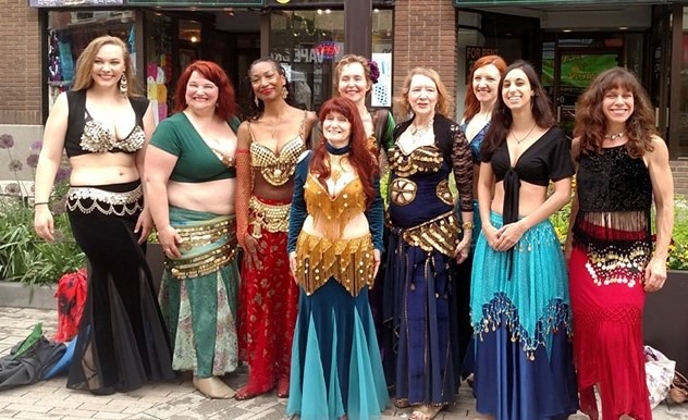 June with Chandani Belly Dance Troupe for Dance Troupe